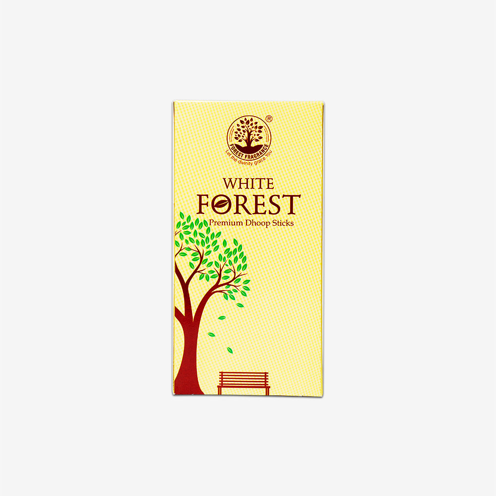 WHITE FOREST PREMIUM 6inch Dhoop Sticks Pack Of 6