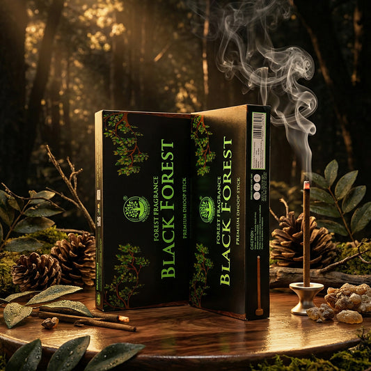 BLACK FOREST PREMIUM 6inch Dhoop Sticks Pack Of 6
