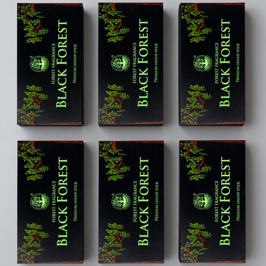 BLACK FOREST PREMIUM 6inch Dhoop Sticks Pack Of 6