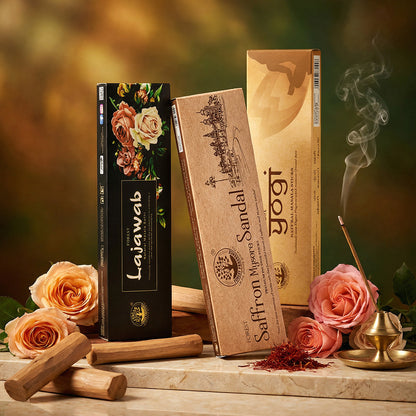 Premium Handrolled combo Pack of 3 fragrances x 2 Pieces each