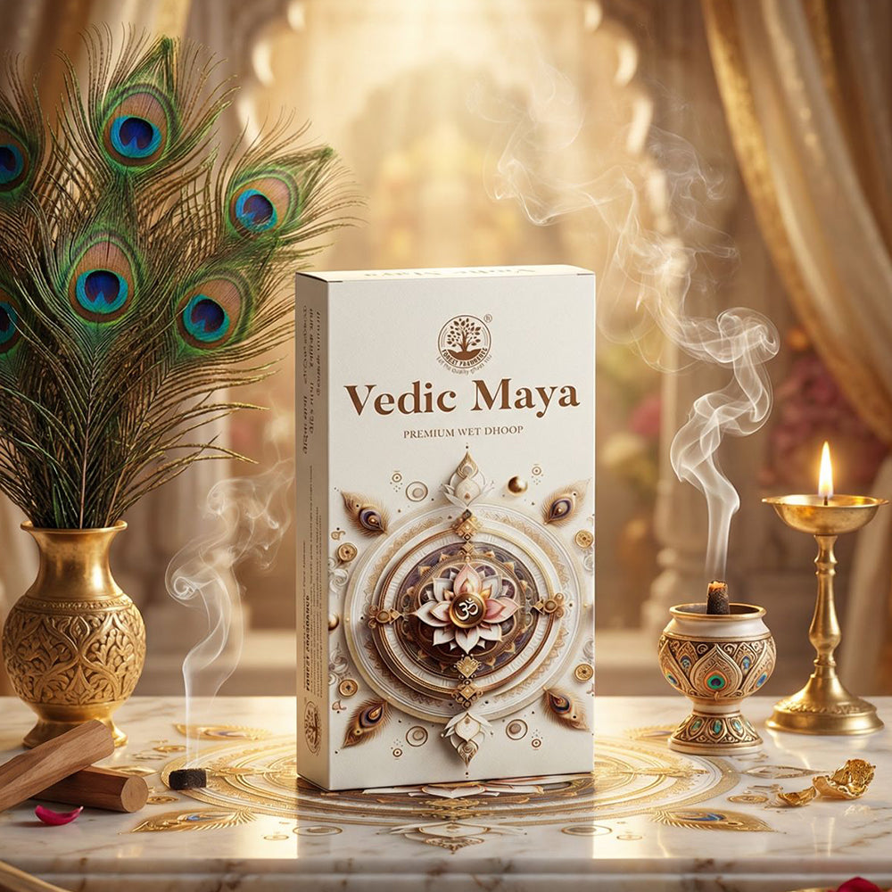 VEDIC MAYA PREMIUM Wet Dhoop Pack Of 12