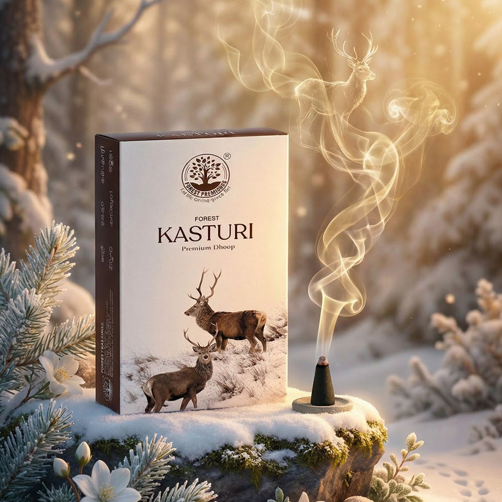 KASTURI PREMIUM Wet Dhoop Pack Of 12